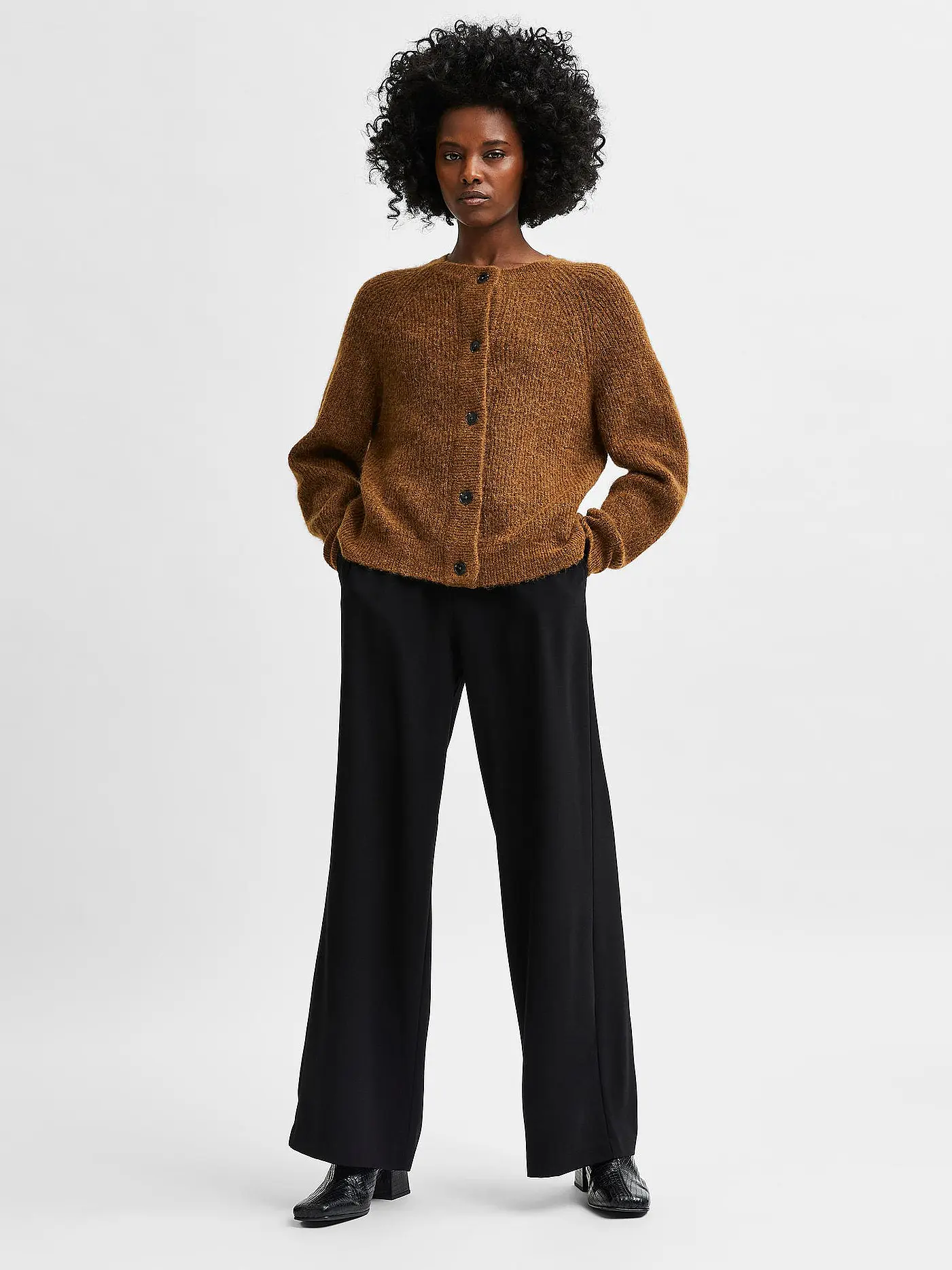 SELECTED FEMME | Cardigan SLFLULU | braun
